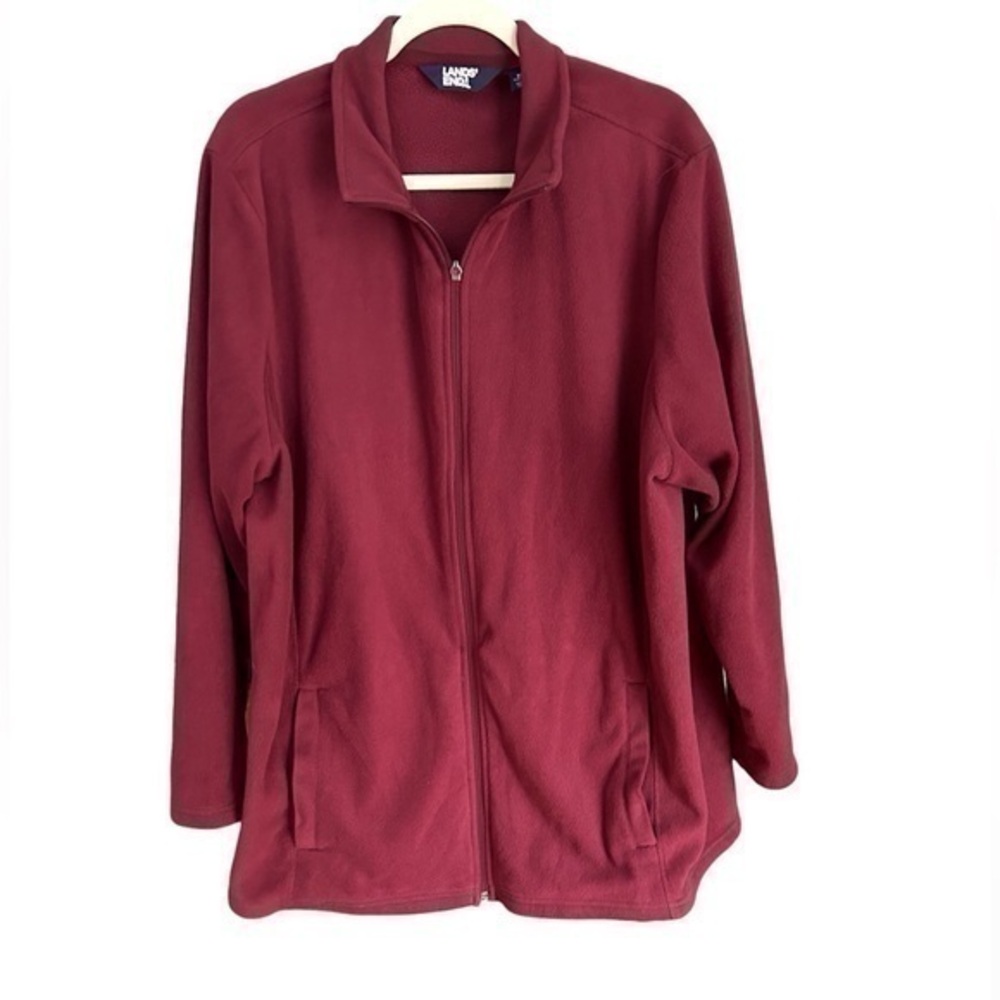 Lands End Fleece Jacket, 3X
